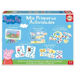 Set of 5 educational games in 1 from my premier activity Peppa Pig image-0
