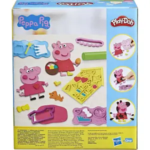 Modeling clay to create and design Peppa Pig image-2