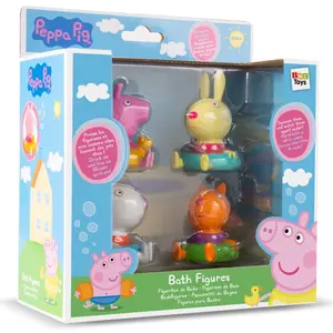 Set of 4 figurines for bathroom Peppa Pig image-0
