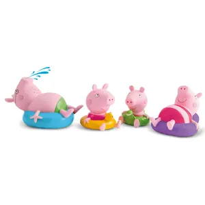Set of 4 figurines for bathroom Peppa Pig image-1