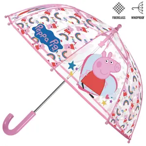 Sino umbrella transparente Peppa Pig image-0