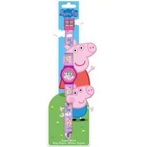 Girl's digital watch gift presentation Peppa Pig image-1