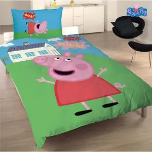Lot 2 pieces of comforter cover Peppa Pig (x2) image-0