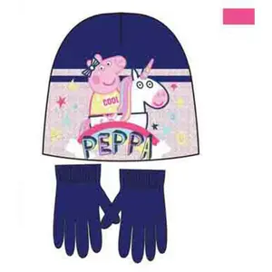 Baby hat and gloves Peppa Pig image-0