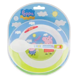 Microwave bowl and spoon Peppa Pig image-0
