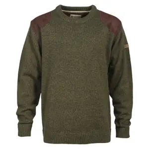 Embroidered Crew Neck Sweater PERCUSSION image-0