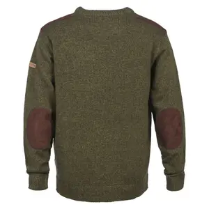 Embroidered Crew Neck Sweater PERCUSSION image-1