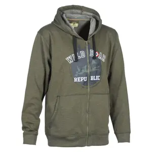 Hooded sweatshirt met rits PERCUSSION Wild Boar Republic image-0