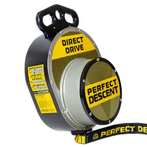 Assureur de escalada com mosquetão em alumínio Perfect Descent Direct Drive image-1