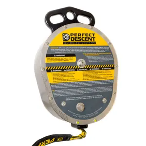 Assureur de escalada com mosquetão em alumínio Perfect Descent Speed Drive image-2