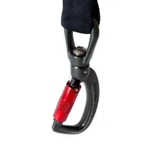 Assureur de escalada com mosquetão em alumínio Perfect Descent Speed Drive image-6