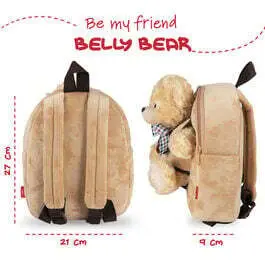 Sac à dos adaptable avec peluche enfant Perletti Bear Belly image-3