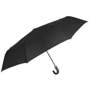 Folding umbrella with black handle Perletti 95 cm image-0