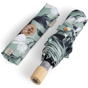 Printed folding umbrella for children Perletti Eco image-4