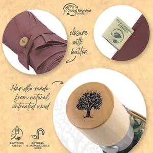 Printed folding umbrella for children Perletti Eco image-5