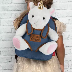 Backpack with plush Perletti Tiara Unicorn backpack image-1