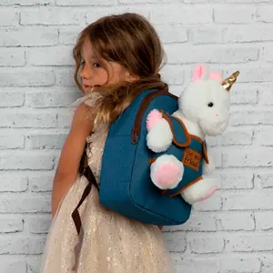 Backpack with plush Perletti Tiara Unicorn backpack image-2