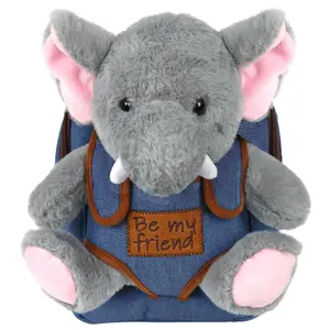 Backpack with plush Perletti Elephant Allie image-0