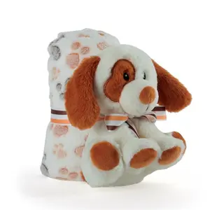 Soft Toy and Blanket Perletti Duff Dog image-0