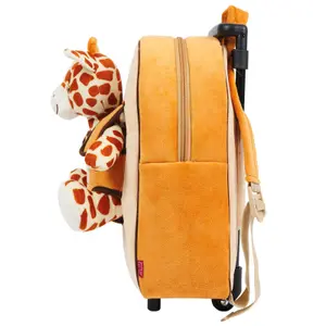 Trolley bag with plush toy Perletti Gabby Giraffe image-5