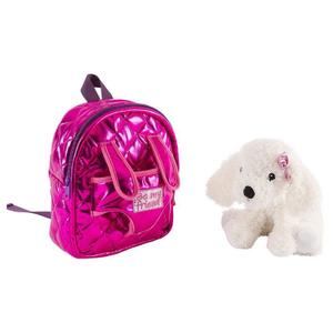 Kinderrucksack mit Hundestofftier Perletti Didi image-2