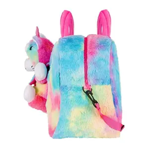 Travel bag set + cat plush toy Emi for kids Perletti image-1