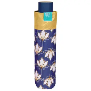 Children's manual folding umbrella Perletti Lotus Flowers image-1