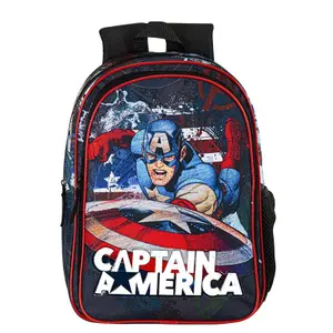 Children's backpack Perona Marvel Captain America image-0