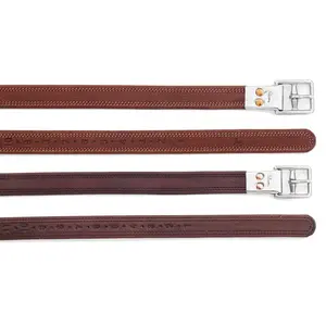 Leather riding stirrups Pessoa image-1