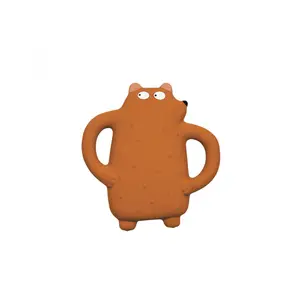 Baby rubber bear teething ring Petit Jour image-0