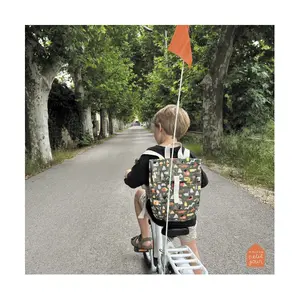 Mini messenger backpack for kids Petit Jour L'aventure image-1