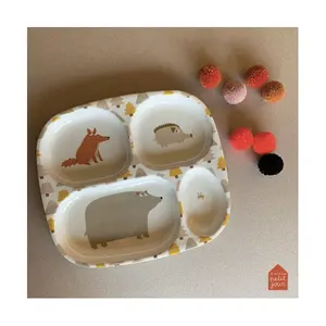4 compartments baby tray Petit Jour L'aventure image-1