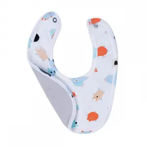 Cotton baby bib Petit Jour Les Doudous image-1