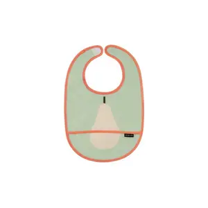 Baby bib with oilcloth Petit Jour Les Poires image-0