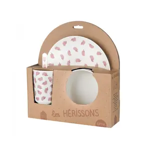 Baby crockery set Petit Jour Les Hérissons (x4) image-1