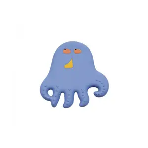 Rubber chicken teething ring for babies Petit Jour image-0