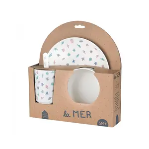 Baby crockery set Petit Jour La Mer (x4) image-1