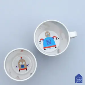 Vaso para bebé Petit Jour Scintillante Les Robots image-3