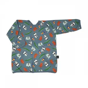 Bib with sleeves for children Petit Jour Le Zoo image-0