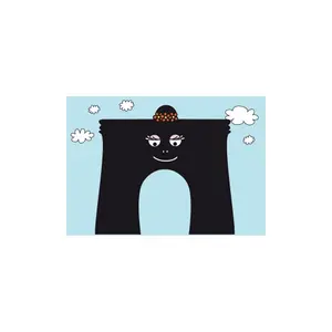 Double child card Petit Jour Barbapapa Arc De Triomphe image-0