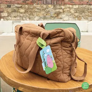 children's luggage tag Petit Jour Barbapapa image-2