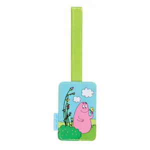 children's luggage tag Petit Jour Barbapapa image-0