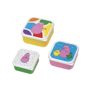 Set of barbapapa lunch boxes Petit Jour (3x4) (x3) image-0