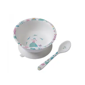 Suction bowl with baby spoon Petit Jour La Banquise image-0