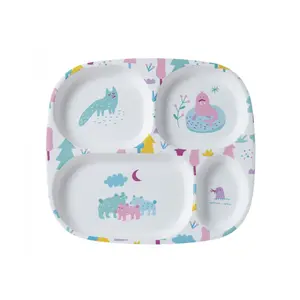 4 compartments baby tray Petit Jour La Banquise image-0