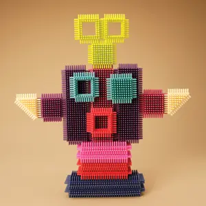 Construction games Petit Jour Bristle Block Stackadoos image-3