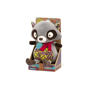 Raccoon plush talking Petit Jour Happy Yappies Rascal image-3