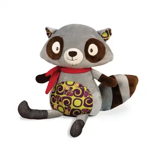 Raccoon plush talking Petit Jour Happy Yappies Rascal image-2