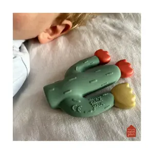 Rubber cactus bath toy Petit Jour image-1