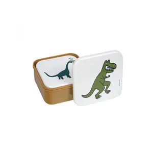Dinosaur lunch box set Petit Jour (3x4) (x3) image-1
